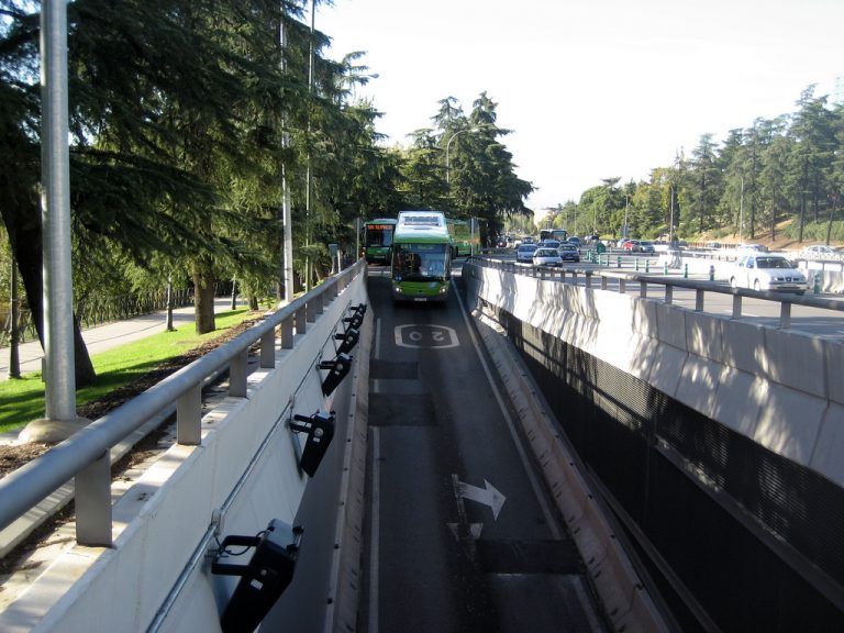Action to be taken after a series of bus blazes in Madrid